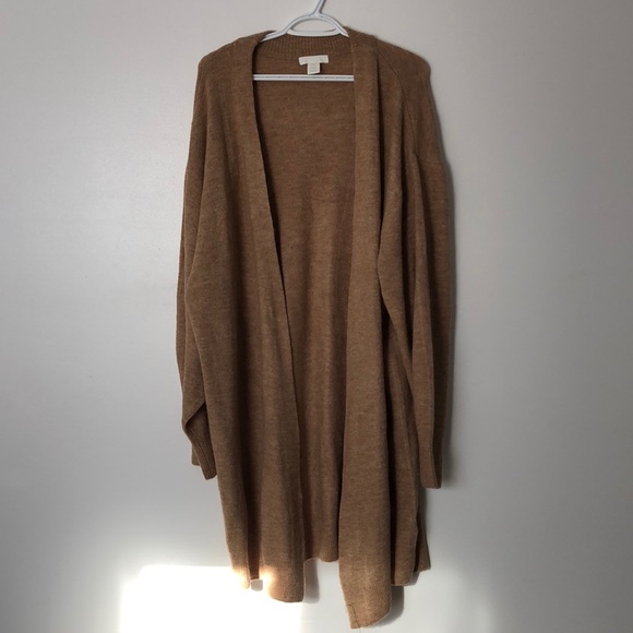 H&M Long Fine Knit Cardigan